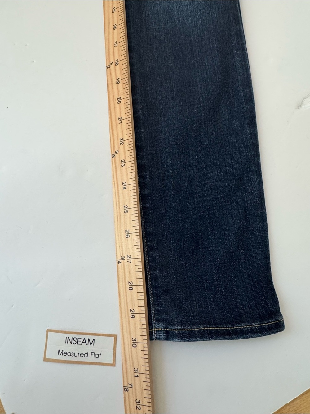 PAIGE Maternity Verdugo Skinny Jeans Blue Stretch Side Panels “Nottingham” - Picture 14 of 16
